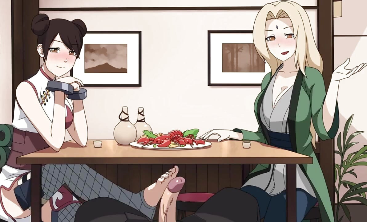 นารูโตะ - เทรนเนอร์ Kunoichi - ตอน 7 - Tenten และ Tsunade ใช้เท้าโดย Loveskysanx