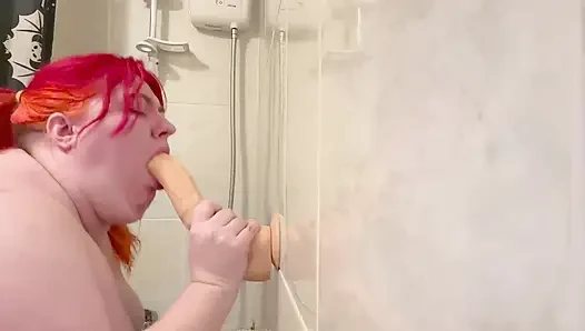 BBW Messy Fun with Dildo