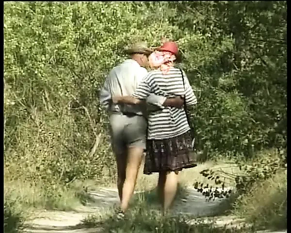 Watch This German Granny Get Fucked in Outdoor Session