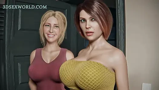 Naughty Stepmom shares BWC Stepson with her Best Friend in Wild Threesome (Full 3D Anime)