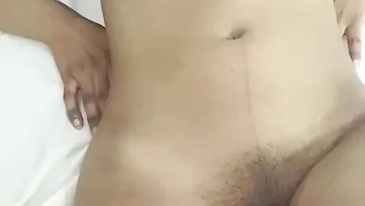 They positioned Miss Mahi in a doggy-style pose in front of the mirror and fucked her
