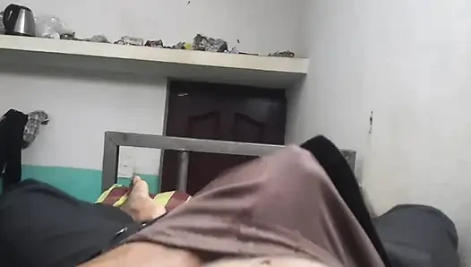 Hot Six Pack Boy Masturbating in the Room