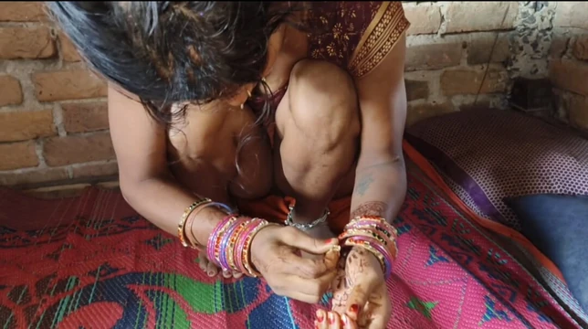 Indian Desi Bhabhi Fucked Hard by Her husband First Time