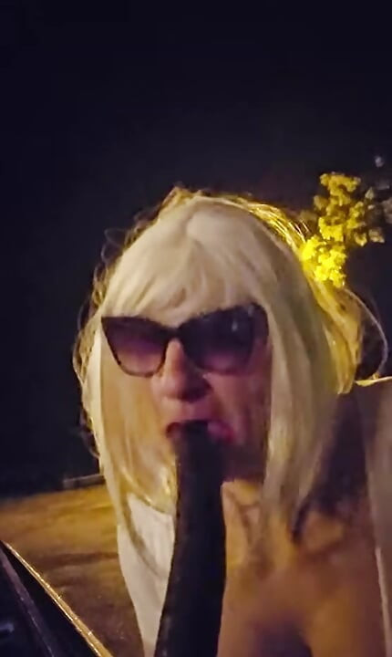 DeeDee in a Pink Skit and White Top