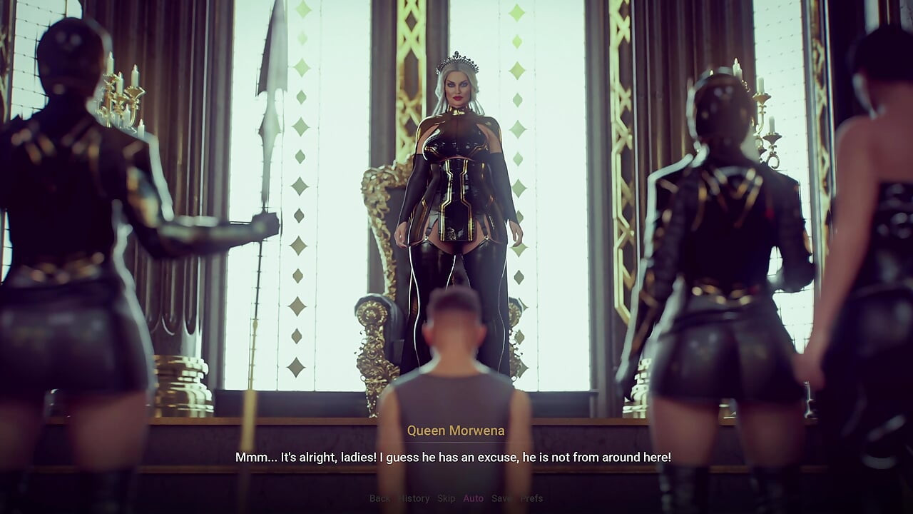 Gevangen in het kasteel van wellustige sletten