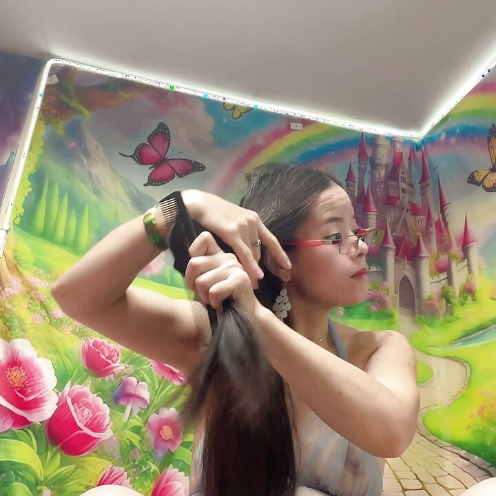lijepa kosa crna seksi sisa show
