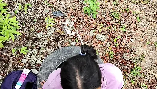 Я хотела пососать его хуй и трахнуть меня на улице, мне очень нравится, это