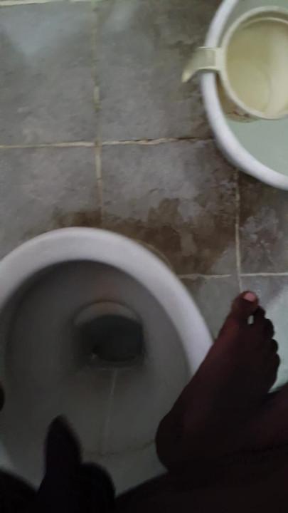 Hostel bathroom boy in action masturbation on the bathroom