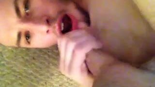 Swallowing my own cum