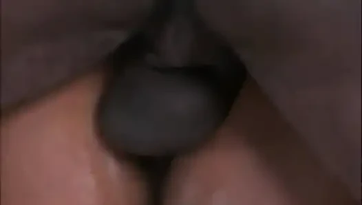Beautiful Black Sex Goddess Has Rough Anal Drilling in Red Stockings