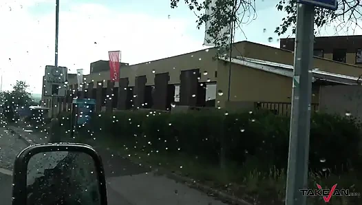 Stupid babe gets drilled hard and eats some jizz