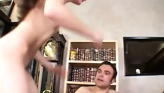 Tight, toned brunette gets rough oral and vaginal sex