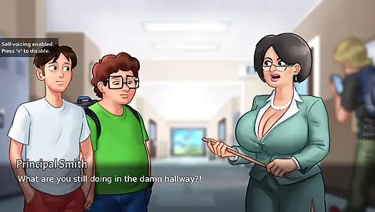 Летняя сага, 1-й день в колледже