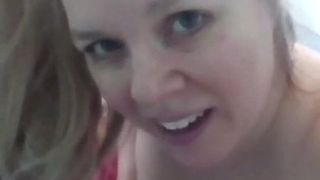 Linda chica blanca obtiene su coño aten por bbc