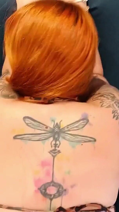 I called this hot redhead to sit on my cock and drink my cum | Clip 1