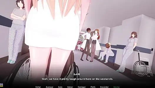 Twisted World Remake 23 - Hot Nurse Helps Me Cum with a Handjob - by Eroticgamesnc