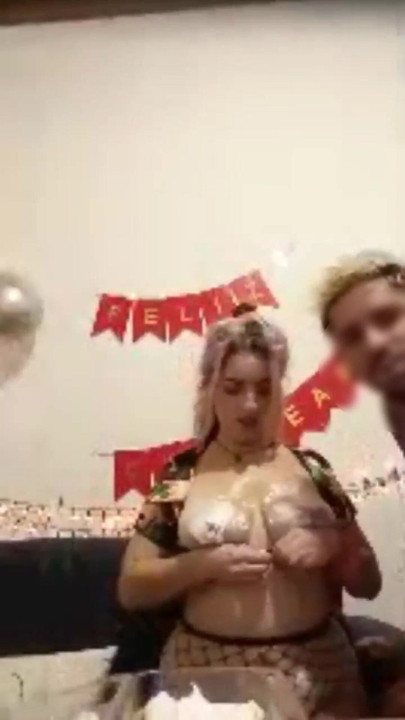 Spectacular moment from "HAPPY BIRTHDAY. HOTWIFE BLOWS THE CANDLE WHILE SUCKING THE DICK. LIVE NENAMALA"