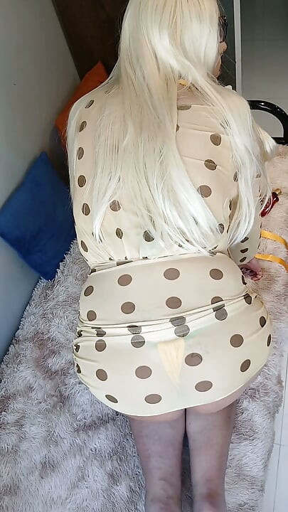 Showing Myself off in Detail in My Tiny New Bikini, and Cumming in My Shorts at the End.