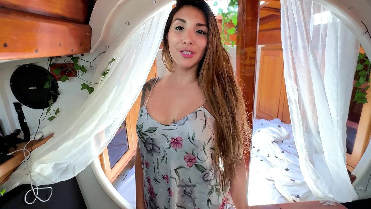 I fucked my horny neighbor! She was masturbating and moaning loudly!