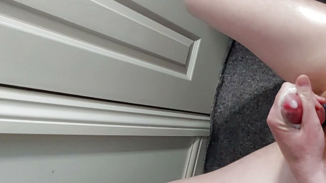 Horny boy jerks and cums