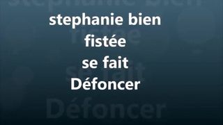 STEPHANIE SE FAITFISTER PUIS DEMONTER -