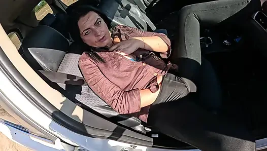 Intensives autospiel - masturbation mit engen leggings, blowjob &unordentliche gesichtsbesamung 305