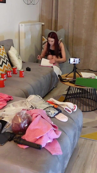 Unforgettable moment from "Super hot cute sexy tight and horny girls play mini golf for jerking off a guy in a handjob contest"
