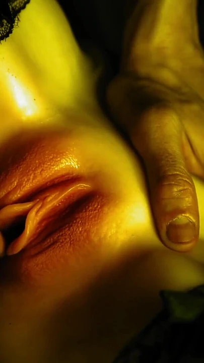 Stunning moment from "How she loves to masturbate her wet pussy"