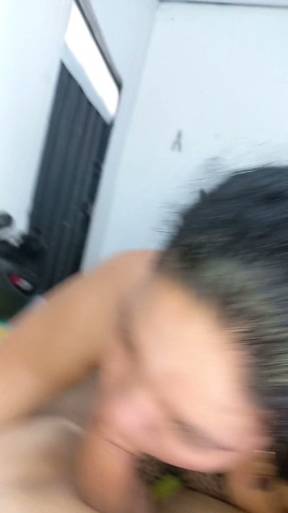 What a beautiful hot sucking girlfriend's face | Clip 2