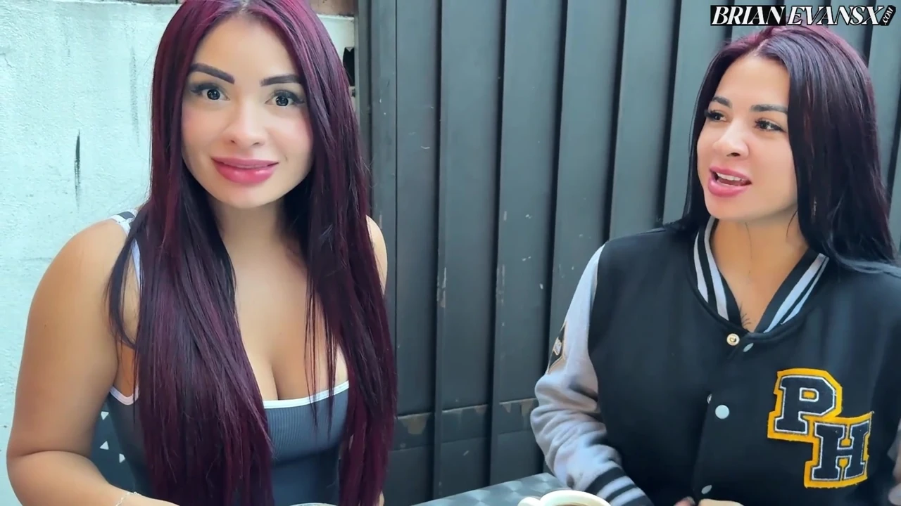 FOURSOME with my girlfriend and her hot STEPSISTER - Silvana Lee with Alejandra Palacios & Brian Evansx