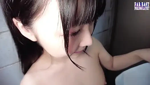 Boneka seks berambut hitam menggoda saat kencan makeover yang terekspos dengan ganas ep-1