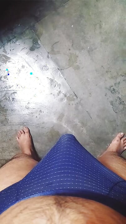 Water came out of the cock, punched inside the tights.
