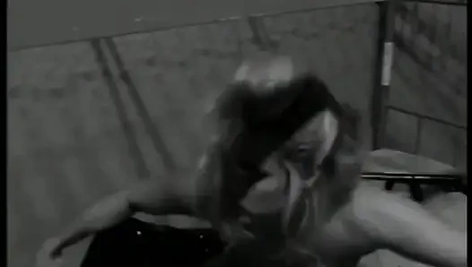 Two Blondies with Big Tits Play with a Dildo