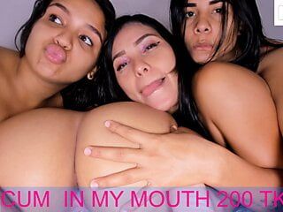 Katina se folla el coño y el culo de su amiga con la lengua en la cámara