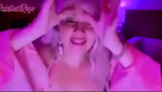 Живое извращенная кам-шоу Rosie с Pinky