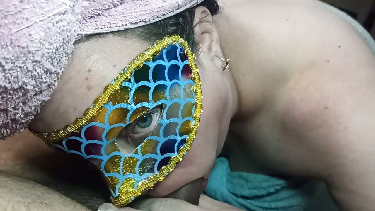 I give my husband a delicious blowjob