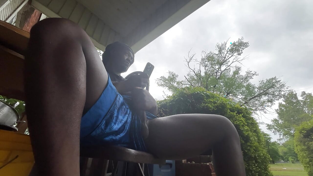 I Got Up Early In The Morning Just So I Can Have A Gooning Session On The Front Porch With Me Nutting