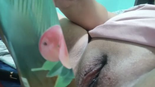 Stretching My Filipina Pussy & Having Funny Doing It