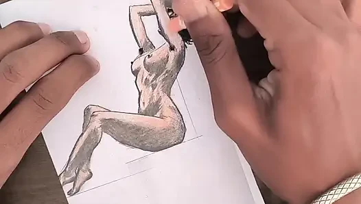 Seni rumanis gadis hot desa india