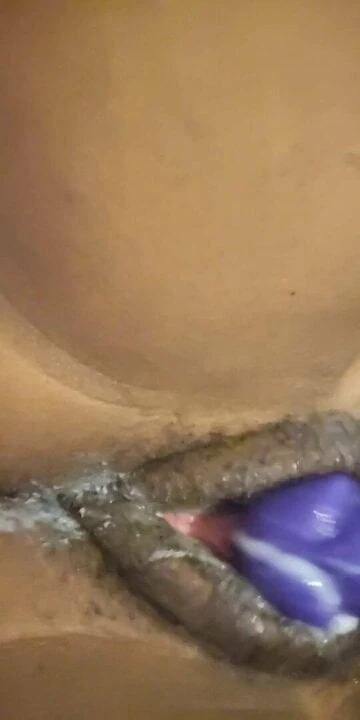 Masturbating