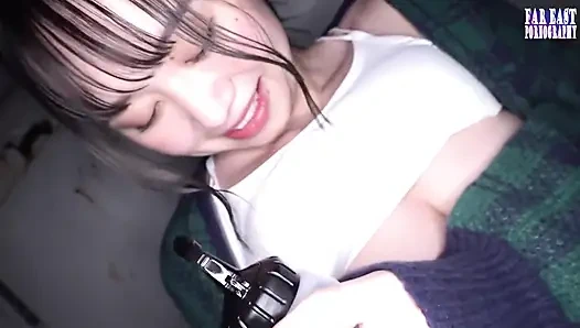 Leck lecken, ölgetränktes blasen mit einem lächelnden f cup necken in einem rutschigen fest im ganzkörper teil 4