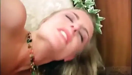 Slutty Euro Monika Anal Sex in Black Stockings