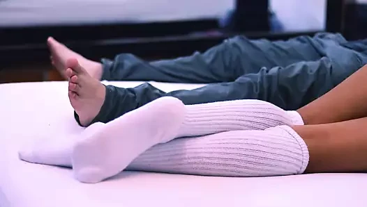 The bride's best friend and the groom's friend have sex in his room whil...