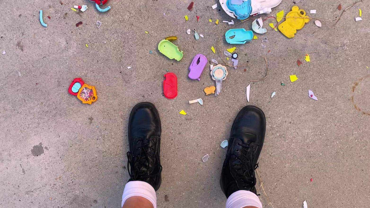 Crushing Toys in Combat Boots