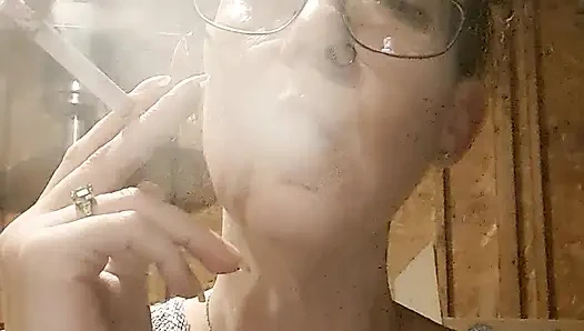 Rauchend heiße füchsin