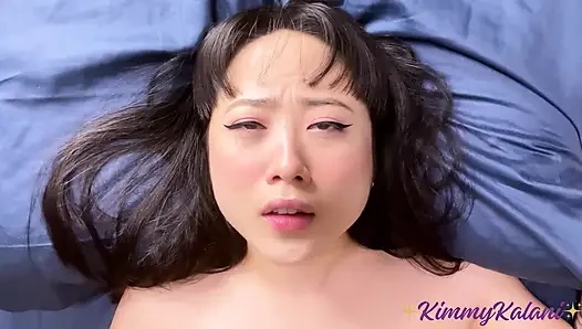 POV Asian Babe has Intense Beautiful Agony Orgasm -ASMR