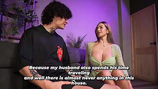 Vollbusige MILF hat am ende sex mit dem besten freund ihres sohnes, wenn sie allein zu hause sind