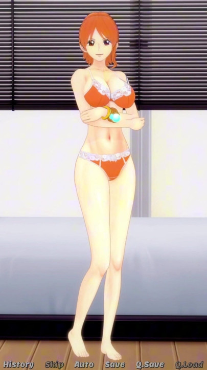 Fantasy Date - Fantasy Date - Undressing the Beautiful Nami from One Piece | Clip 1