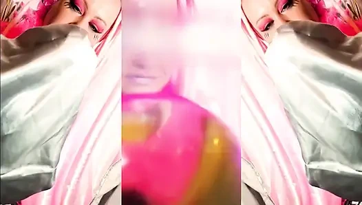 Goddess Lana dominates Bruci with seductive smooth silk