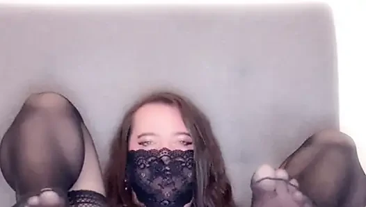 Femboy in Sexy Lingerie Loses Control - Dildo Makes Me Cum Hard on the Bed